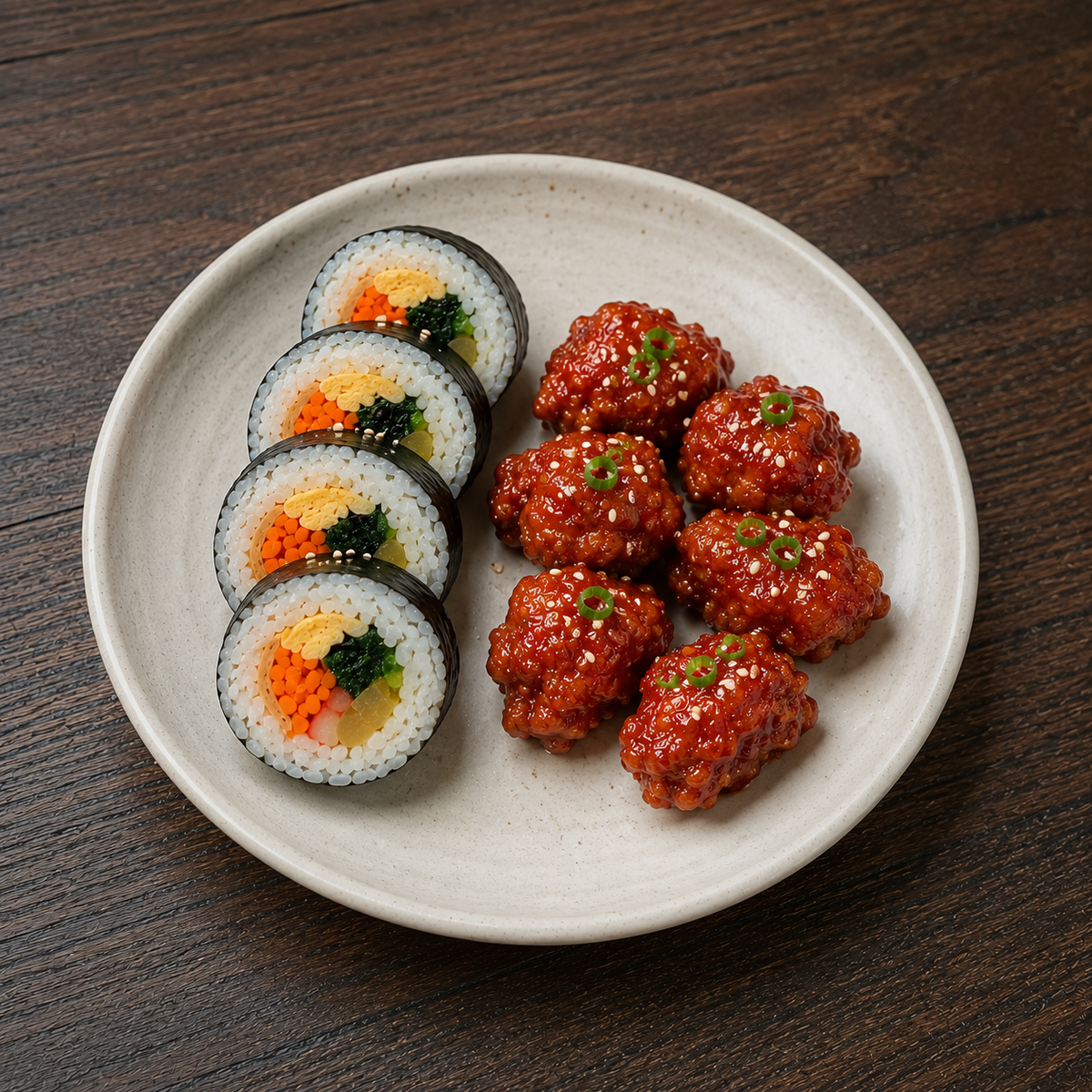 KFC CHICKEN WING & KIMBAP COMBO