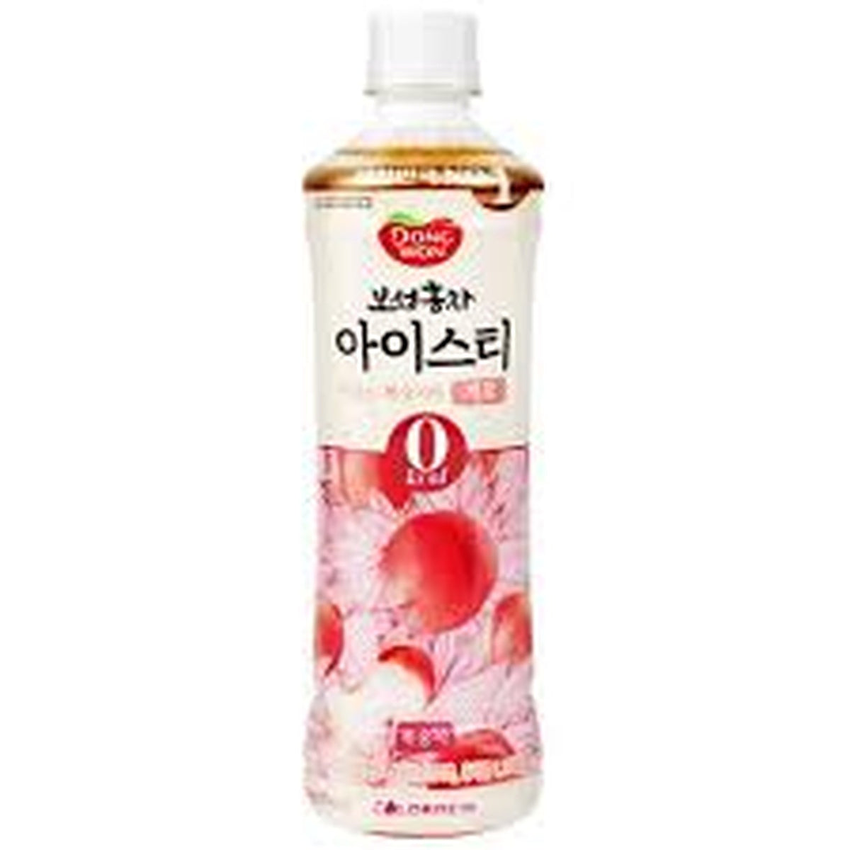 Dongwon Boseong Black Tea Iced Tea Zero Peach 보성홍차 아이스티 제로 복숭아 500ml