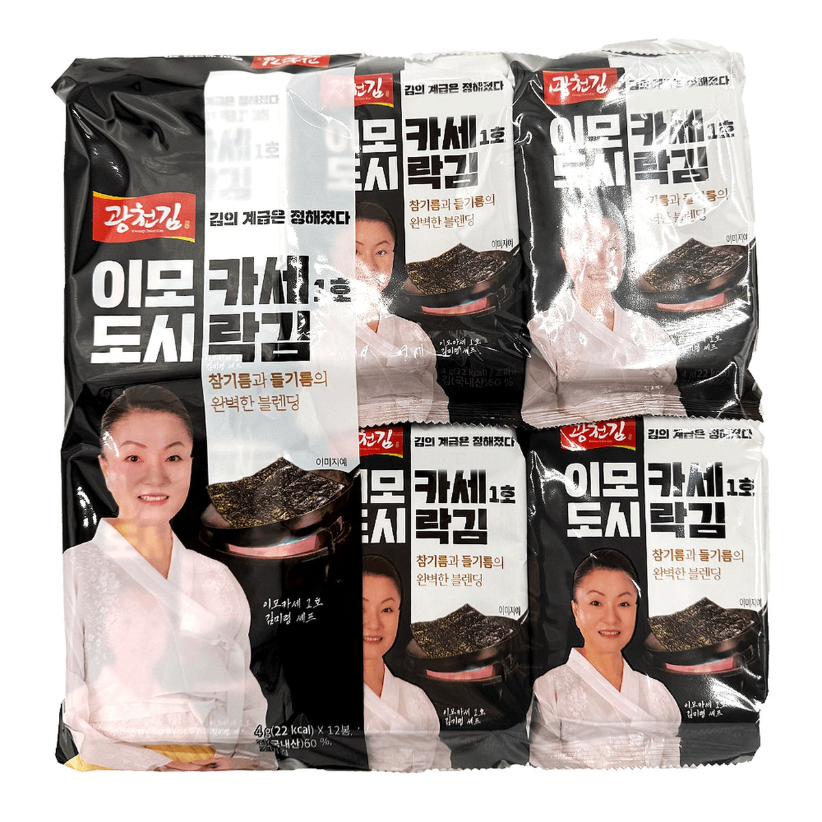Imokase First Dosirak Seasoned Seaweed 이모카세 도시락김 4g x 12pk