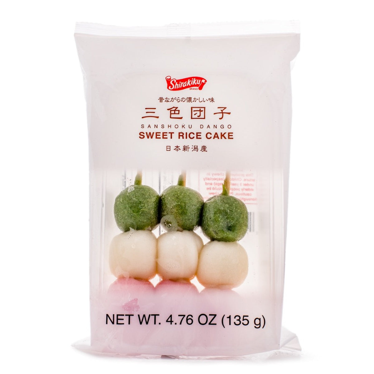 Shirakiku Dango Sweet Rice Cake Frozen 135g