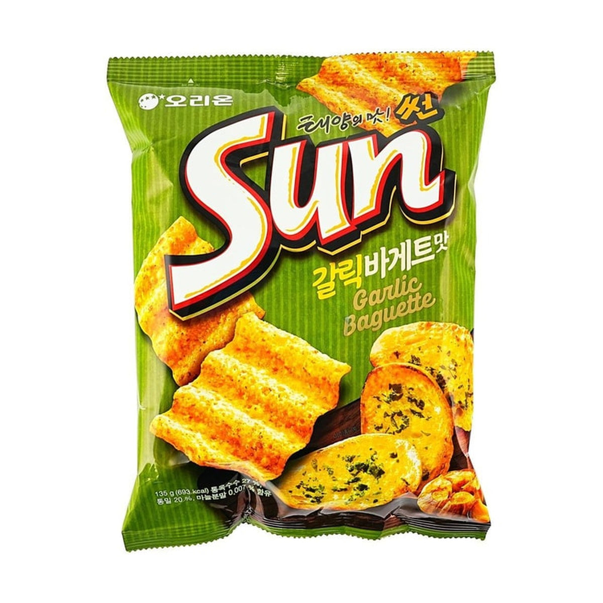 Sun Chip Garlic Baguette 썬칩 갈릭 바게트 4.76oz