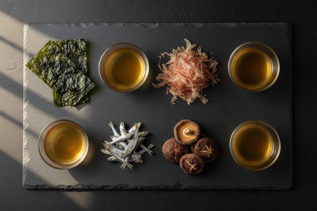 Dashi 101: Kombu, Bonito, Niboshi & Mushroom Broth