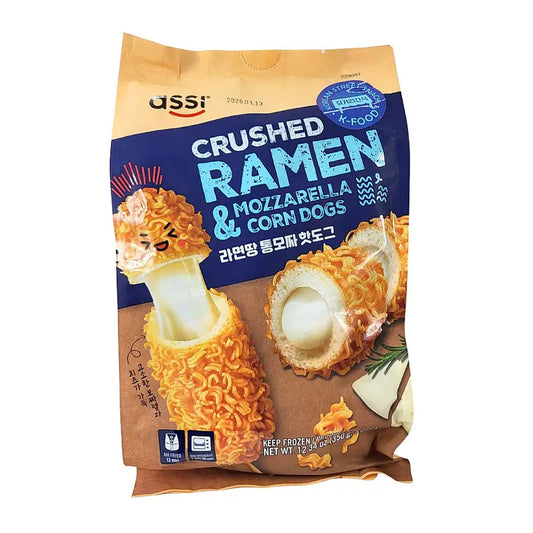 Assi Crushed Ramen & Mozzarella Corn Dogs 12.34oz