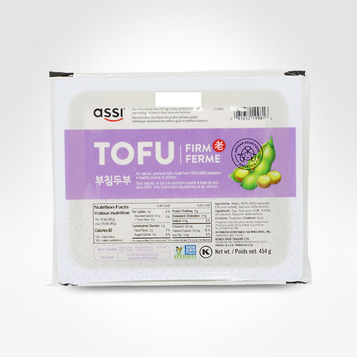 Assi Firm Tofu 부침두부 16oz