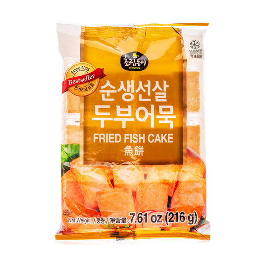 Choripdong Fish Tofu Frozen 순생선살 두부어묵 216g