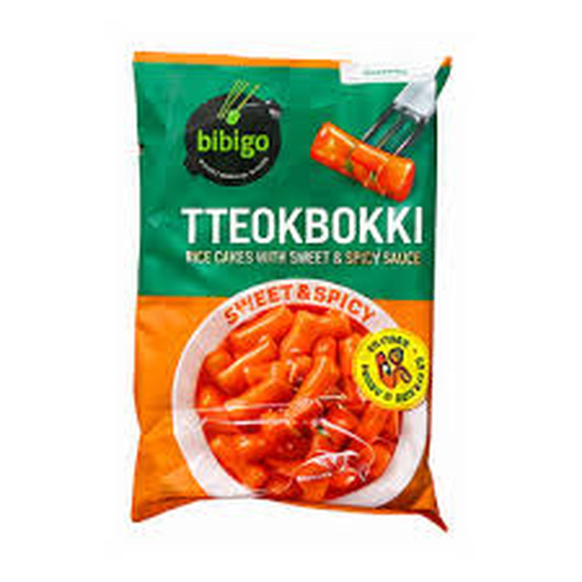 CJ Bibigo Tteokbokki Sweet & Spicy 비비고 떡볶이 달콤 매콤 360g