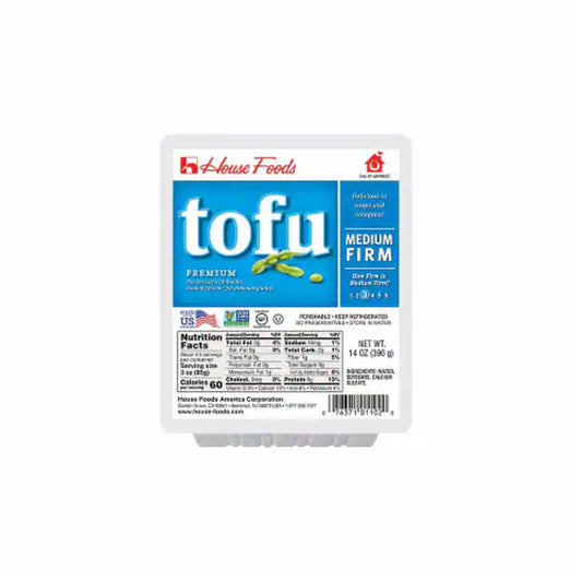 House Food Tofu Medium Firm 14oz
