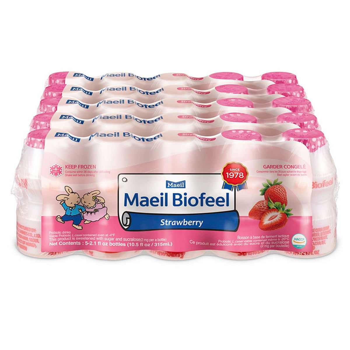 Maeil Biofeel Probiotic Drink Strawberry Flavor 25pk