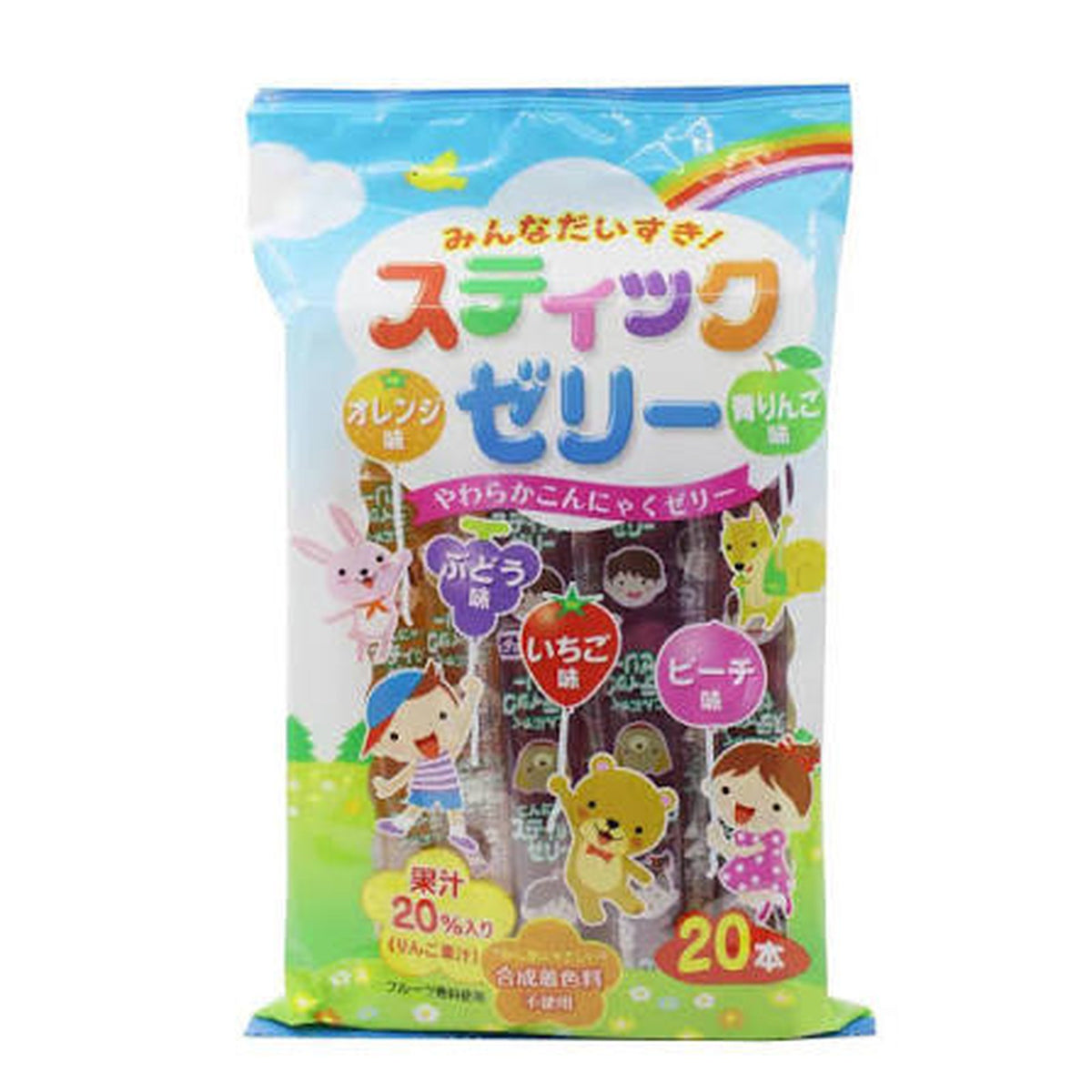 Minna Daisuki Stick Jelly 18pcs