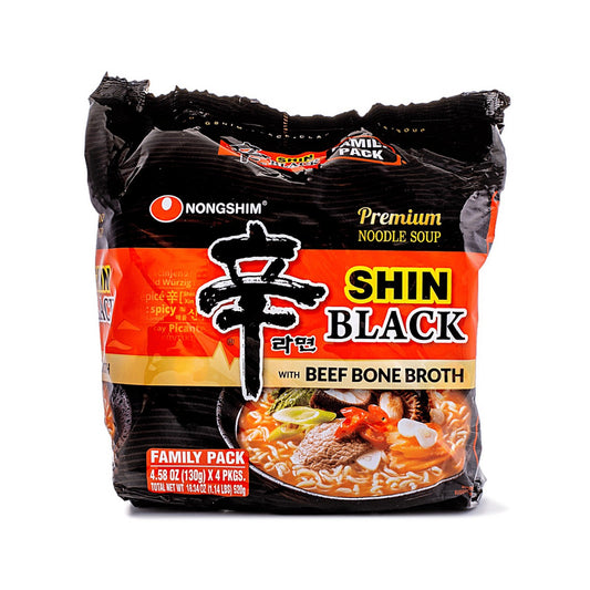Nongshim Shin Ramen Black 신라면 블랙 4.58oz/4pk