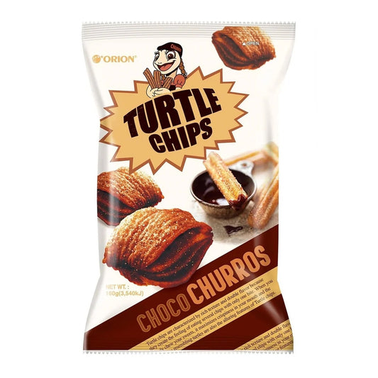Orion Turtle Chip Choco Churros Flavor 꼬북칩 초코 츄러스 맛 160g