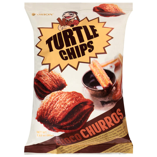 Orion Turtle Chip Choco Churros Flavor 꼬북칩 초코 츄러스 맛 80g