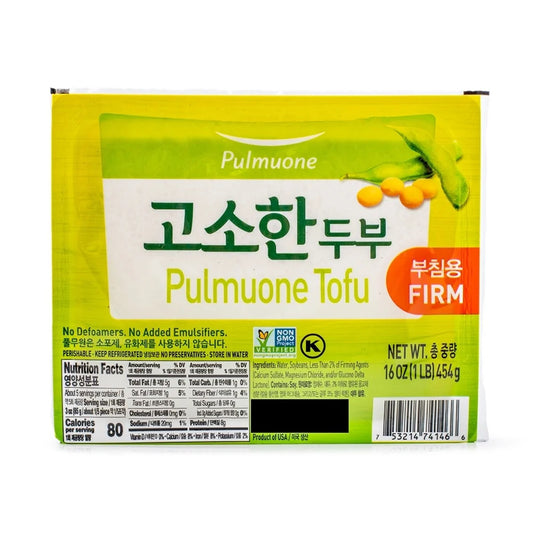Pulmuone Tofu Firm 풀무원 부침용 두부 16oz