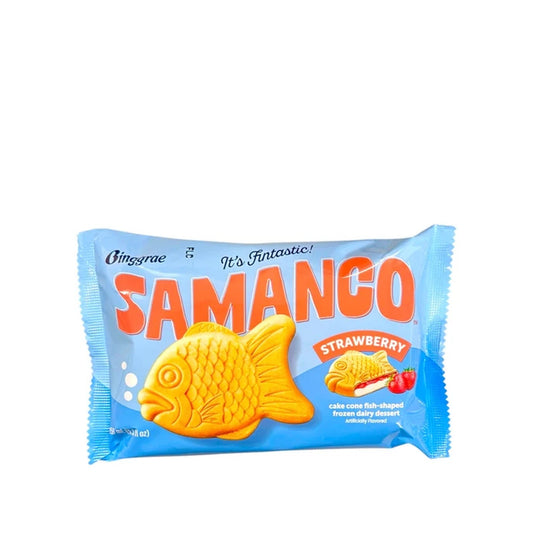 Samanco Fish-Shaped Strawberry Ice Cream